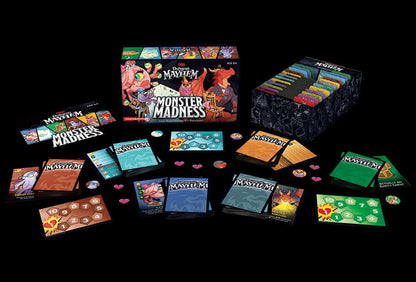 D&D Dungeon Mayhem - Monster Madness - Strategisk Kortspil - 2-6 Spillere - Fra 8 År