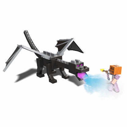 Minecraft - Dragon of Ender + Diamond Armor Figur