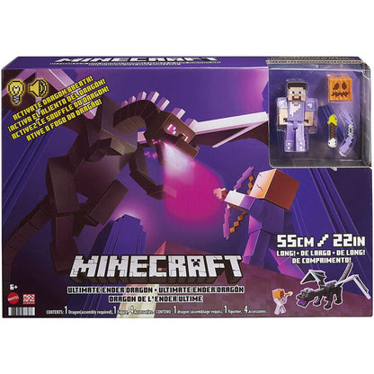 Minecraft - Dragon of Ender + Diamond Armor Figur