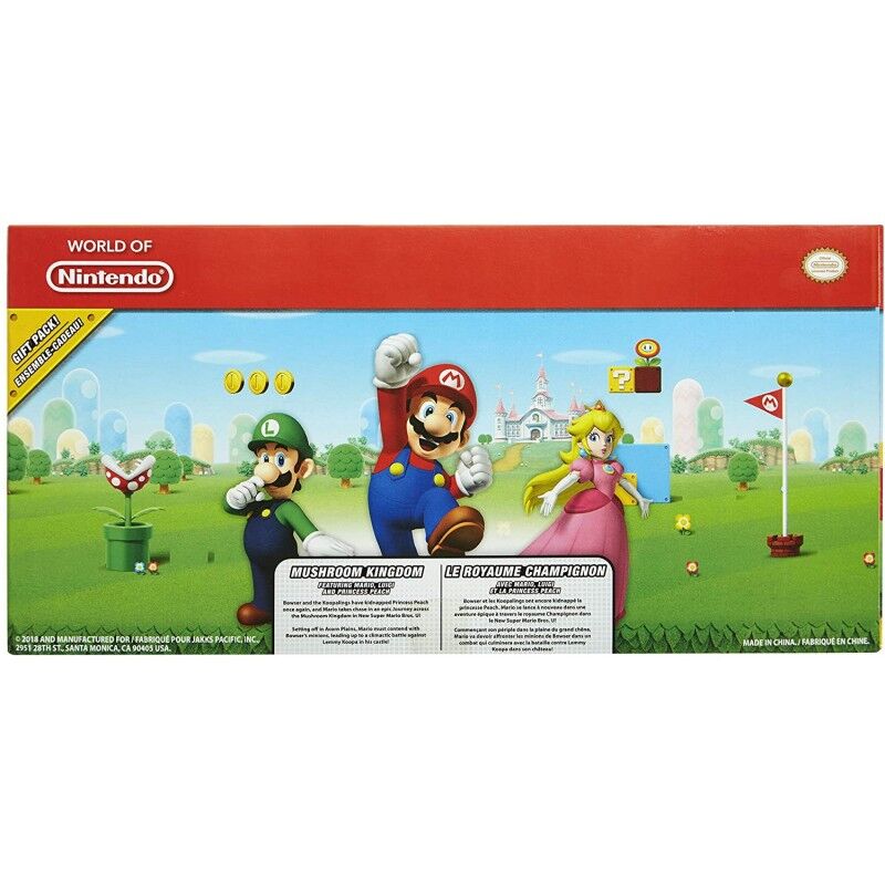 Super Mario Bros - Mario, Luigi & Princess Peach 3 Figurer 10cm