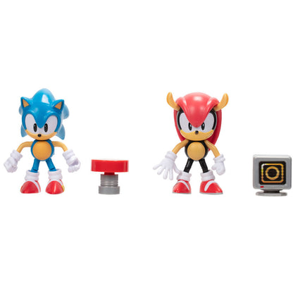 Sonic the Hedgehog - Sonic & Mighty 10cm figursæt