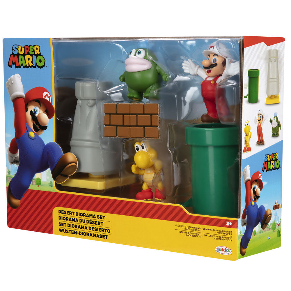 Super Mario Bros - Ørken Legesæt 6cm figurer