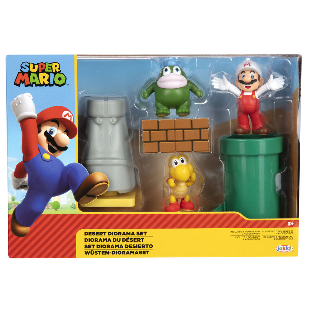 Super Mario Bros - Ørken Legesæt 6cm figurer