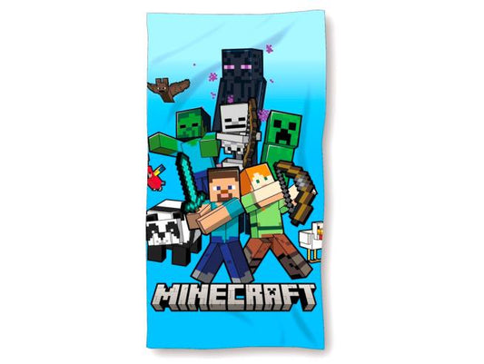 Minecraft - Beach Towel - 100% Bomuld - 70x140cm