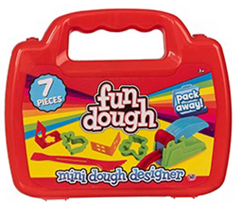 Fun Dough - Legekasse med modellervoks og værktøj (7/10 stk)