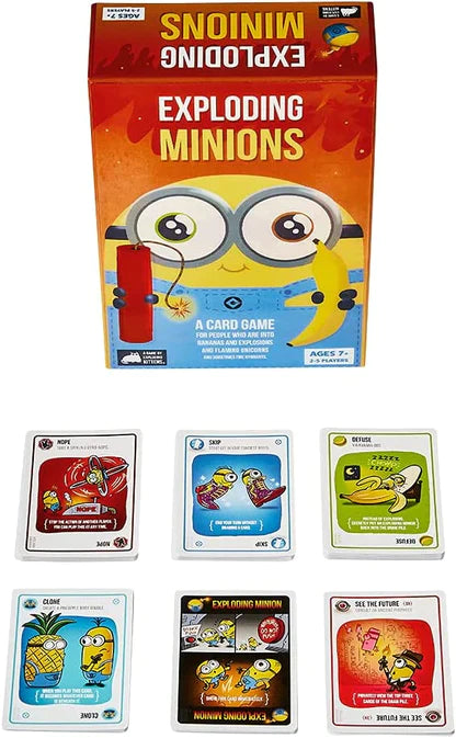 Exploding Minions - Kortspil - 2-5 Spillere - Fra 7 År