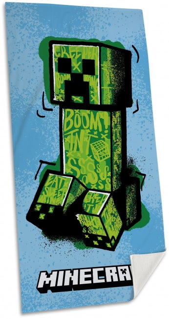 Minecraft - Beach  Towel - 100% Bomuld - 140x70cm