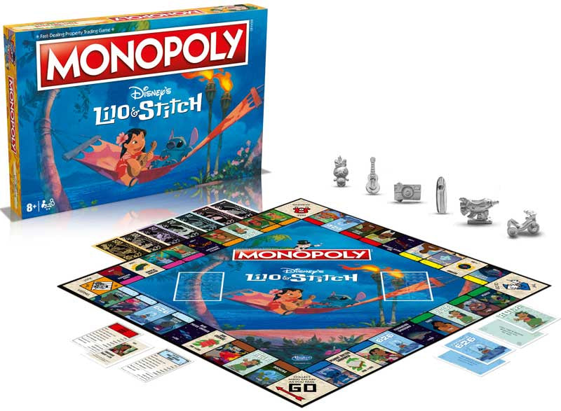 Monopoly - Lilo & Stitch - Familiespil - 2-4 Spillere - Fra 8 år