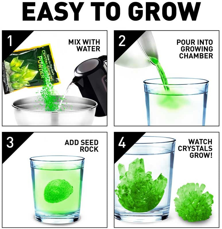 National Geographic Crystal Grow Grøn