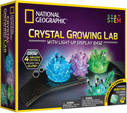 National Geographic Light Up Crystal Growing Lab - Lav dine egne krystaller
