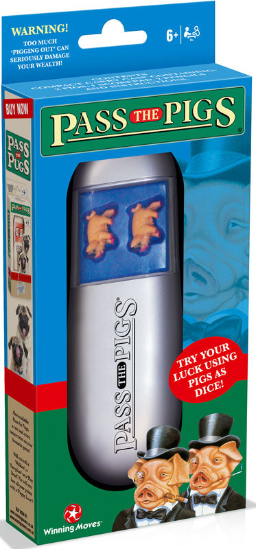 Kaste Gris - Pass the Pigs - Familiespil - 2-4 Spillere - Fra 6 år
