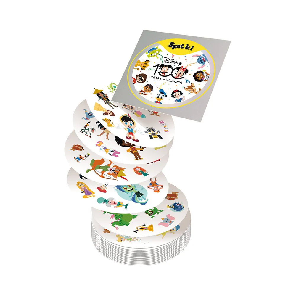 Dobble - Spot It! - Disney 100 - Vendespil - 2-8 Spillere - Fra 6 År