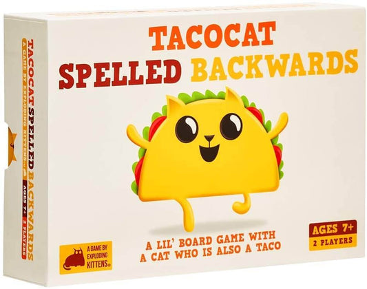 Tacocat Spelled Backwards - Kortspil - 2 Spillere - Fra 7 År