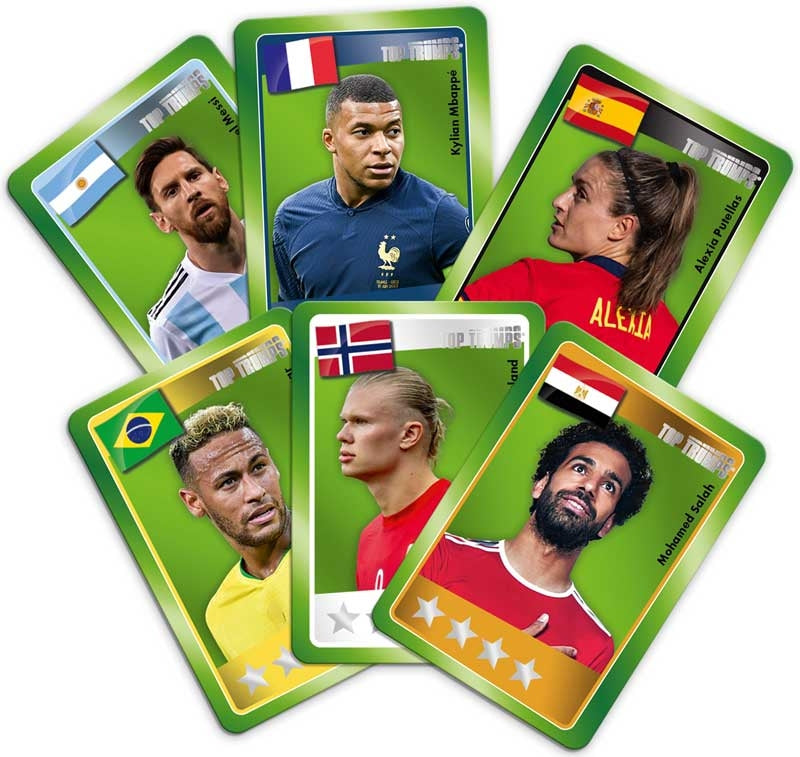 Top Trumps Match - World Football Stars - Strategispil - 2 Spillere - Fra 4 år